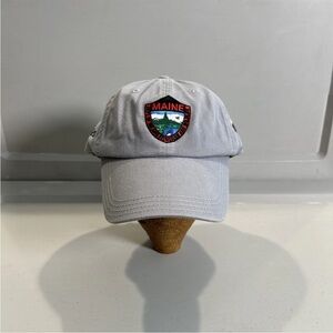 L.L. Bean Maine Fisheries Wildlife Hat Cap Dept Fisheries Embroidered Moose OSFM